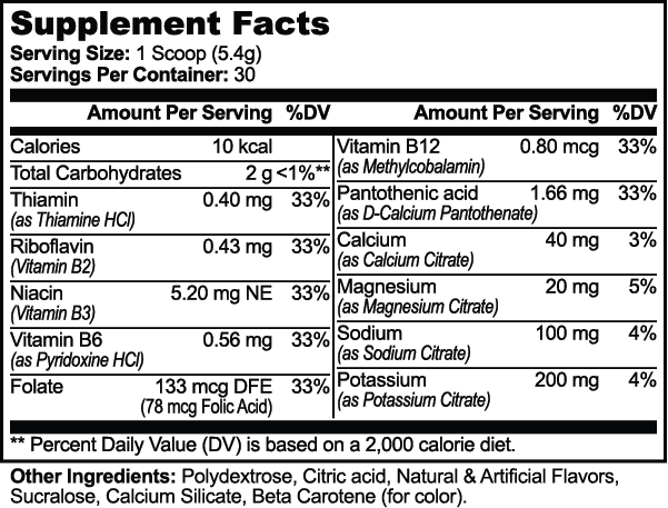 Hydration Powder (Lemonade) Intra-Workout Supplements