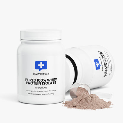 Pure3 100% Whey Protein Isolate (Chocolate)