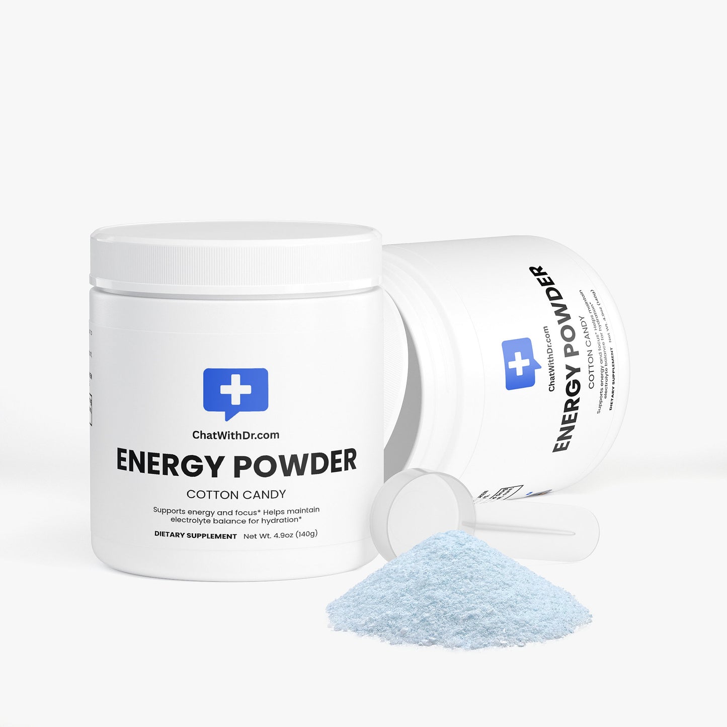Energy Powder (Cotton Candy) Pre-Workout Supplements