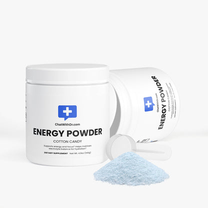 Energy Powder (Cotton Candy) Pre-Workout Supplements