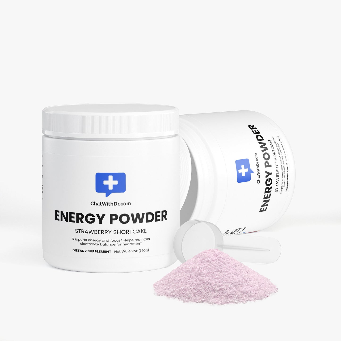 Energy Powder (Strawberry Shortcake) Pre-Workout Supplements