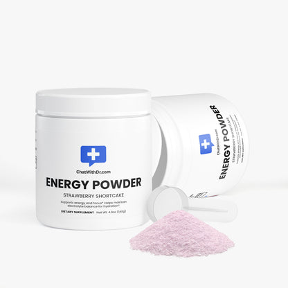 Energy Powder (Strawberry Shortcake) Pre-Workout Supplements