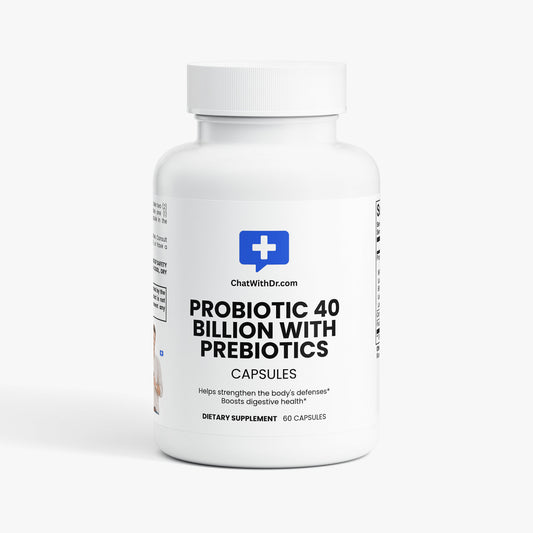 Probiotic 40 Billion with Prebiotics - Digestive Support