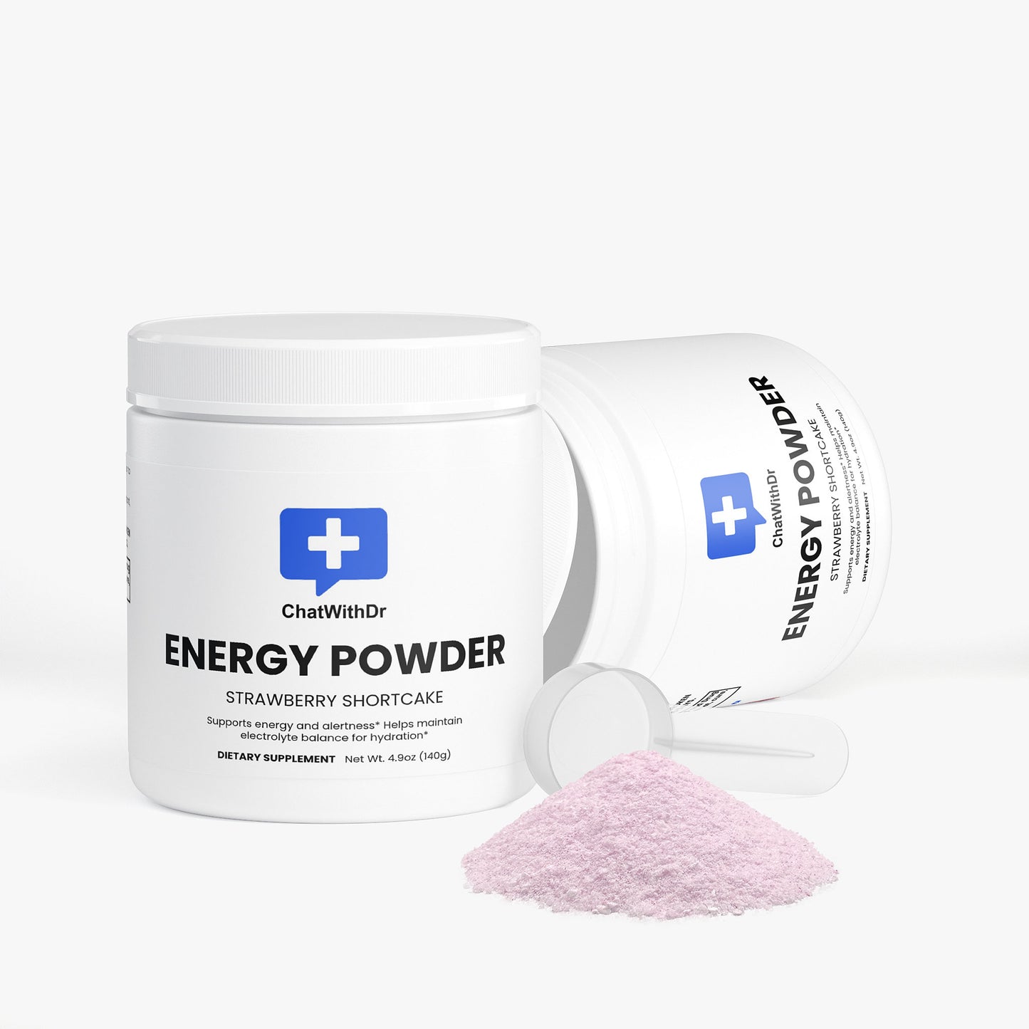 Energy Powder (Strawberry Shortcake) Pre-Workout Supplements