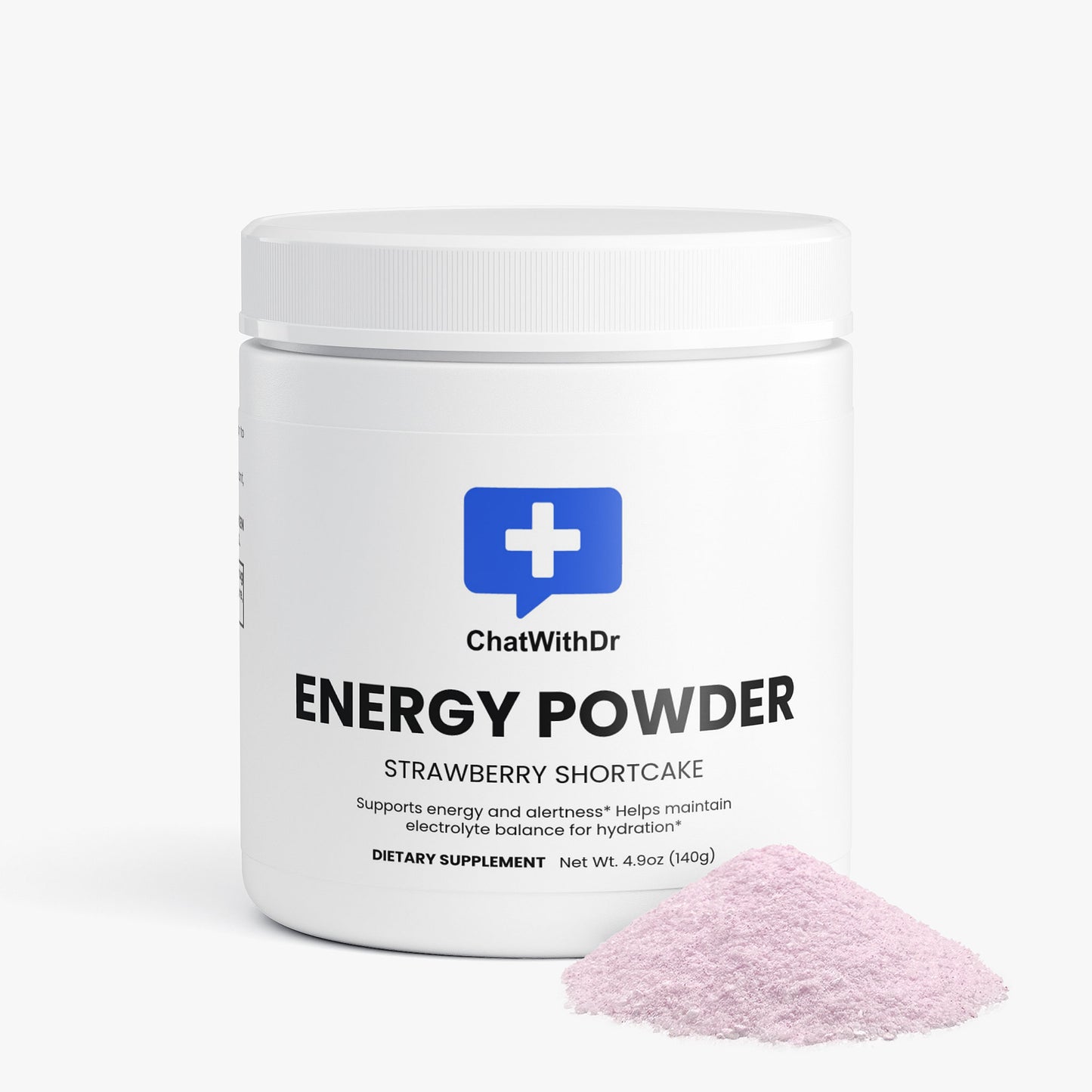Energy Powder (Strawberry Shortcake) Pre-Workout Supplements