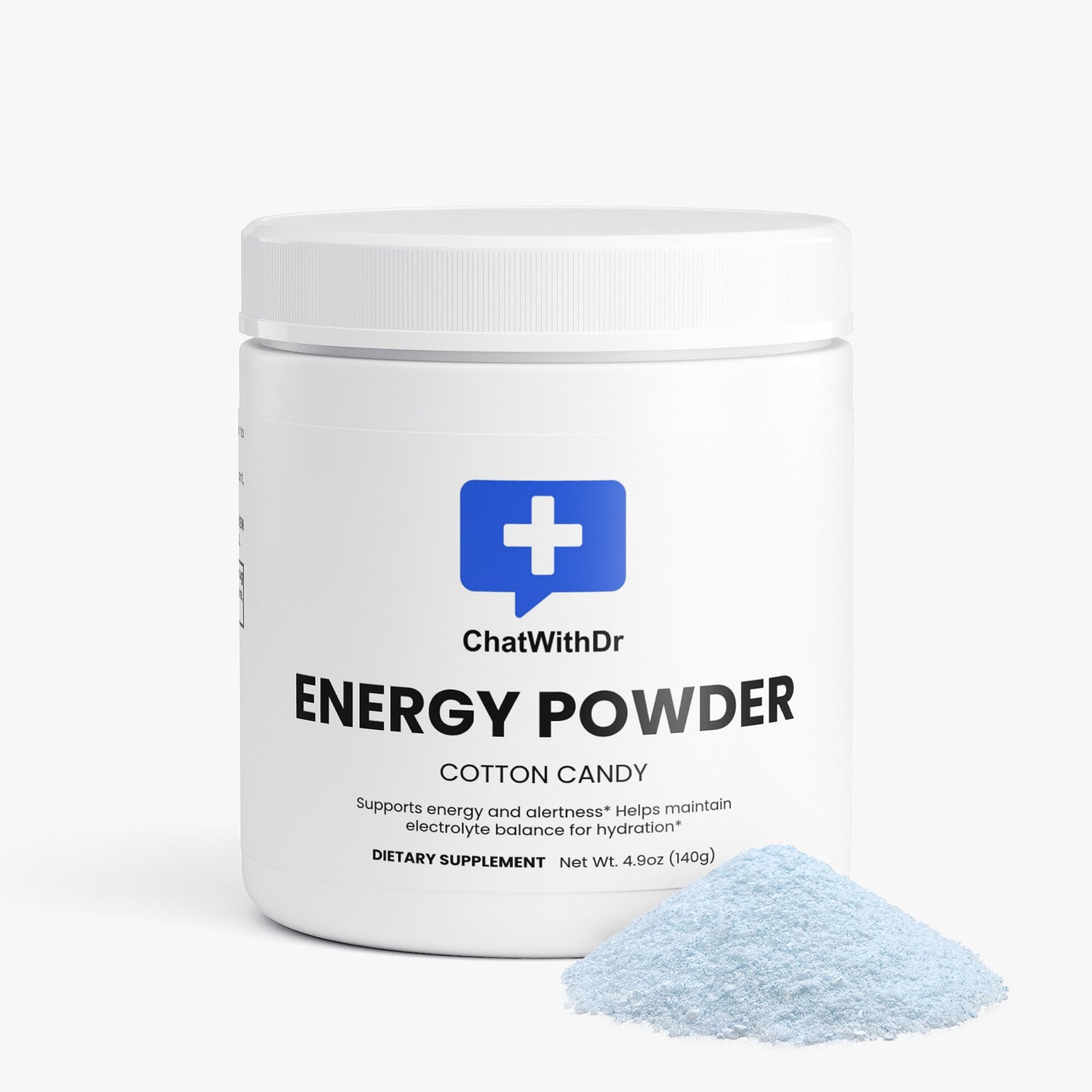 Energy Powder (Cotton Candy) Pre-Workout Supplements