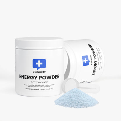 Energy Powder (Cotton Candy) Pre-Workout Supplements