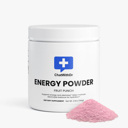Energy Powder (Fruit Punch) Pre-Workout Supplements