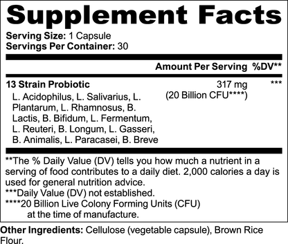 Probiotic 20 Billion - Digestive Support
